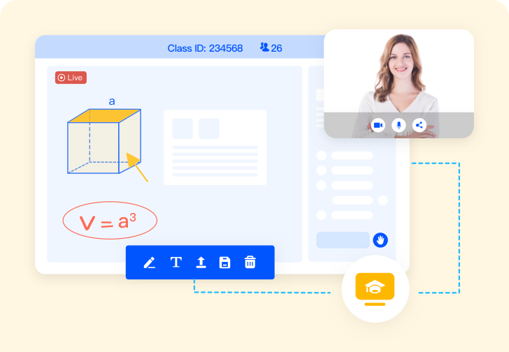 Live streaming classes
